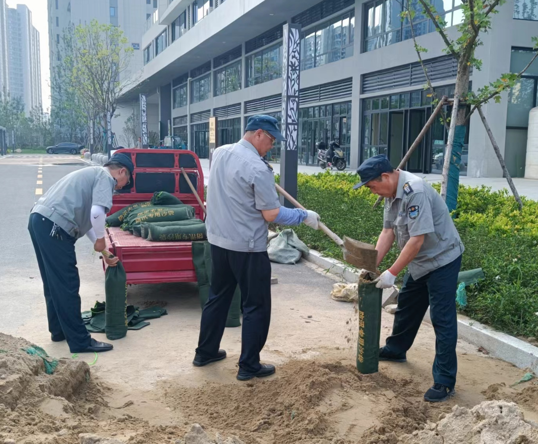 安徽金腾保安：未雨绸缪 做好防汛准备